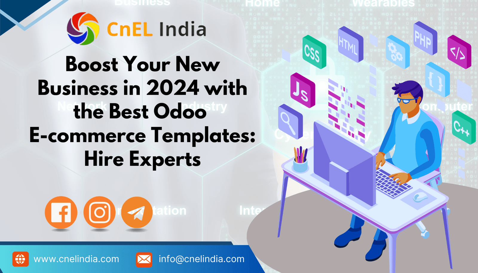 Boost Your New Business in 2024 with the Best Odoo E-commerce Templates: Hire Expert