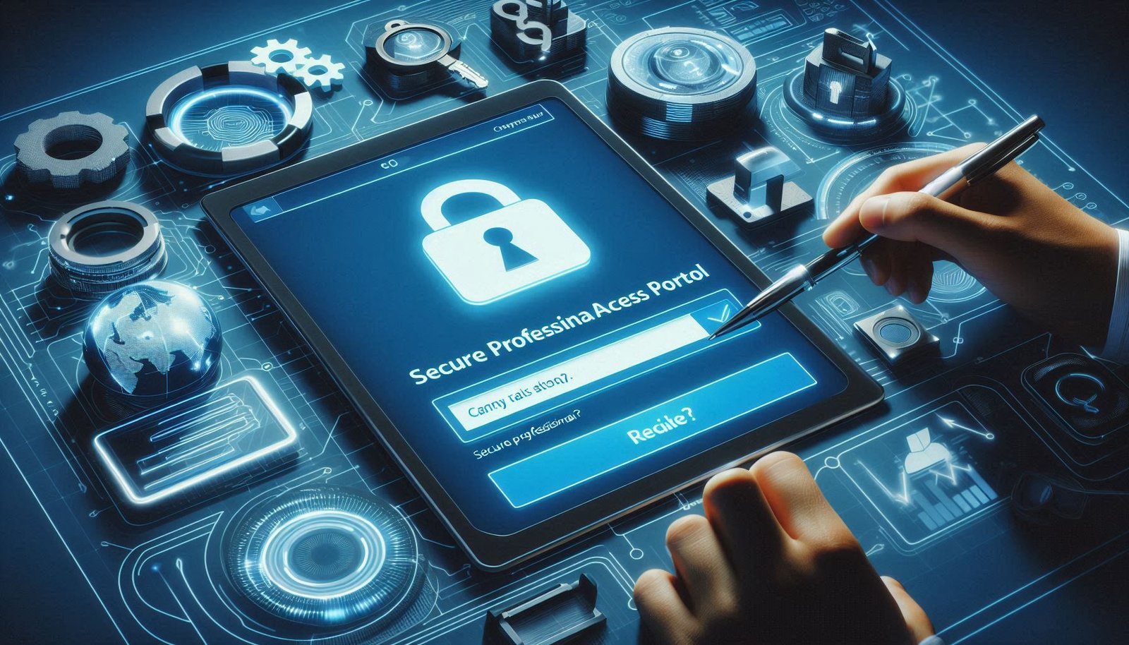 Secure Professional Access Portal: Streamlined Registration, Ordering & Resource Management