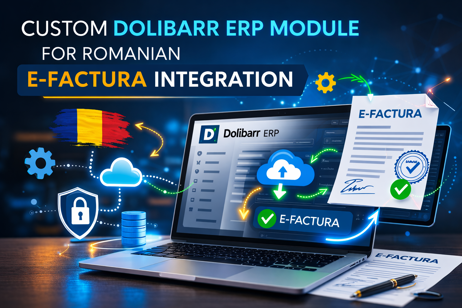 Seamless Dolibarr–eFactura Integration: Automating Romanian E-Invoicing with Precision