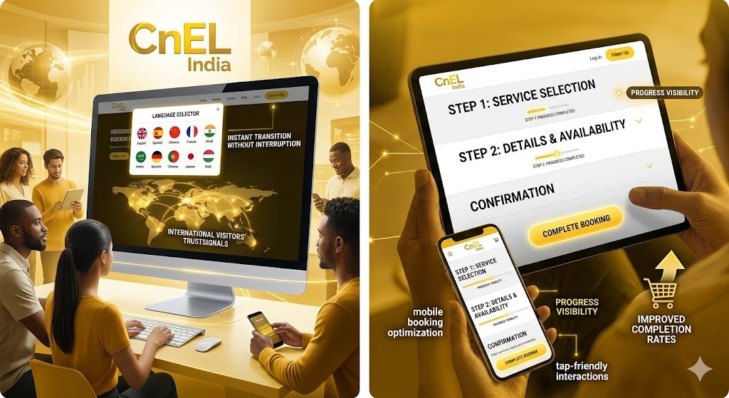 Transforming User Experience Through Multilingual Website Enhancements & Booking Page Optimization