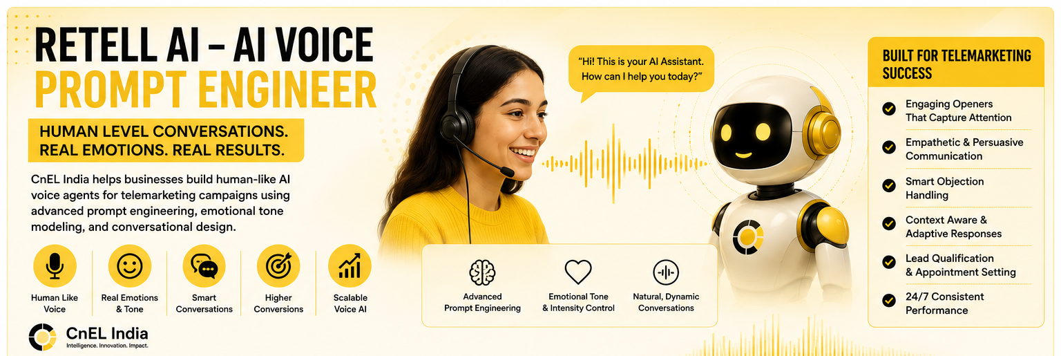 Retell AI Voice Prompt Engineer for Human-Like Telemarketing Conversations
