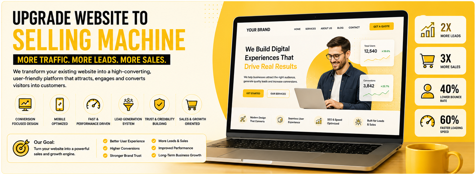 Upgrade Website to a Selling Machine