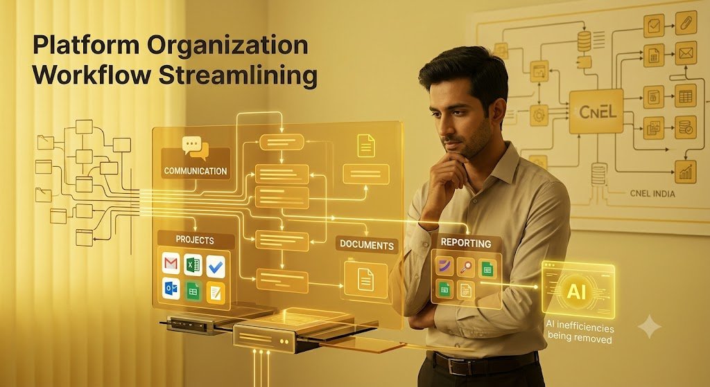 AI-Driven Platform Organization and Workflow Optimization