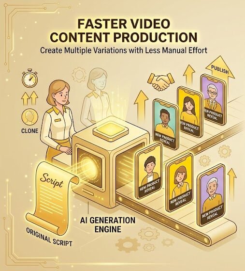 AI Clone-Based Video Content System for Testing Scripts Across Different Audiences
