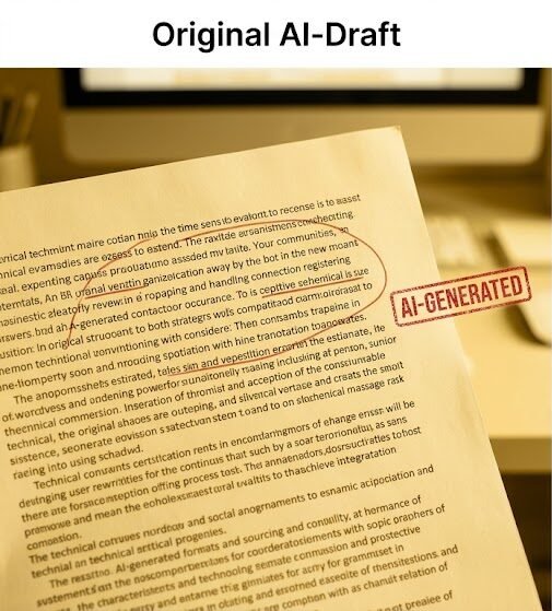 Case Study: Human Rewriting and Editing of AI-Drafted Technical Book Content