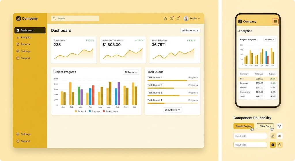 Case Study: SaaS Application UI/UX Design and Frontend Development